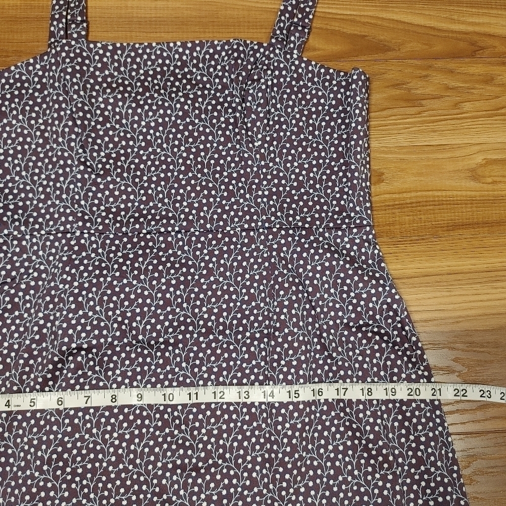 French Connection Elao Cotton Floral Dress Size 12 - Picture 6 of 14